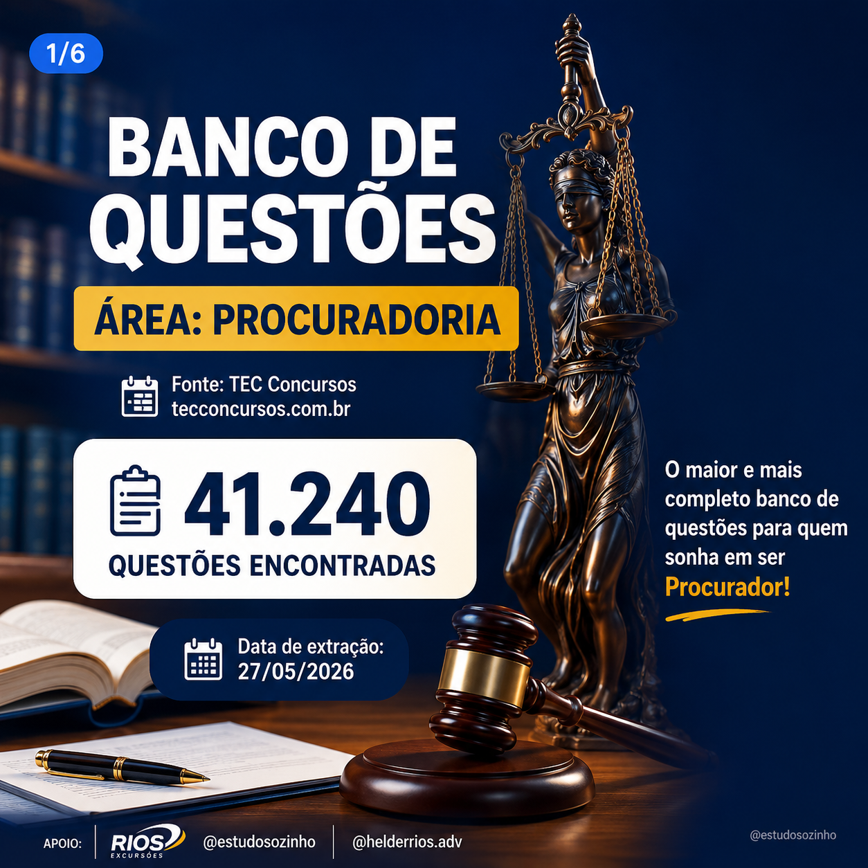 As 10 Disciplinas para Focar em Concursos de Procuradoria